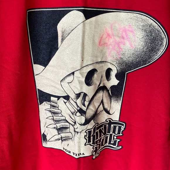 Autographed Kinto Sol Por Vida Spanish Mexican Hip-hop Rap Band Tee Shirt - Picture 2 of 5